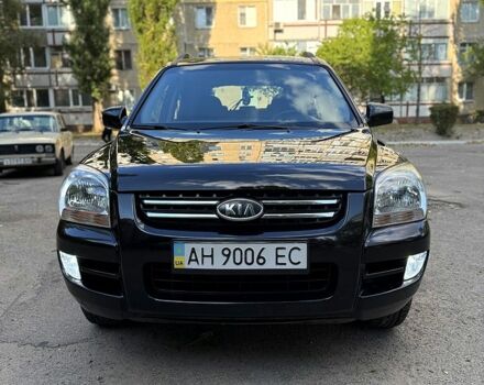 Черный Киа Sportage, объемом двигателя 2 л и пробегом 205 тыс. км за 7500 $, фото 5 на Automoto.ua