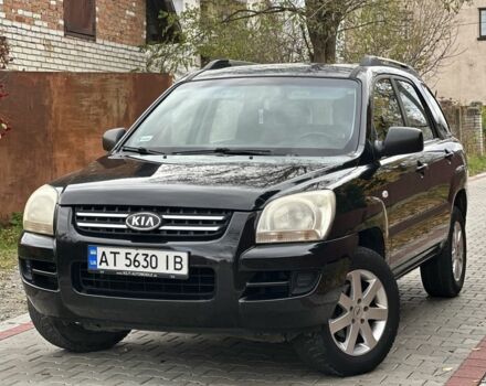 Черный Киа Sportage, объемом двигателя 2 л и пробегом 262 тыс. км за 5350 $, фото 1 на Automoto.ua