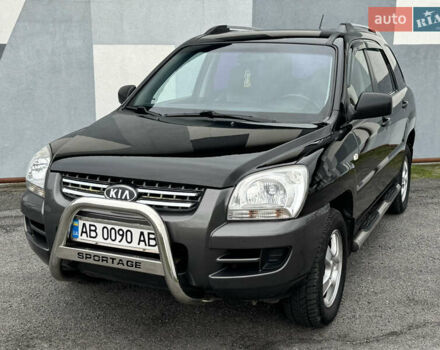 Черный Киа Sportage, объемом двигателя 2 л и пробегом 370 тыс. км за 6500 $, фото 1 на Automoto.ua
