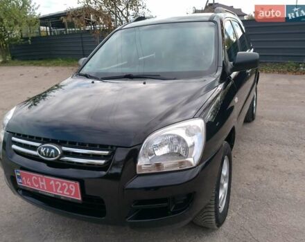 Чорний Кіа Sportage, об'ємом двигуна 2 л та пробігом 150 тис. км за 7000 $, фото 1 на Automoto.ua