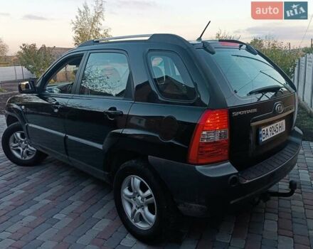 Черный Киа Sportage, объемом двигателя 2 л и пробегом 186 тыс. км за 8150 $, фото 1 на Automoto.ua