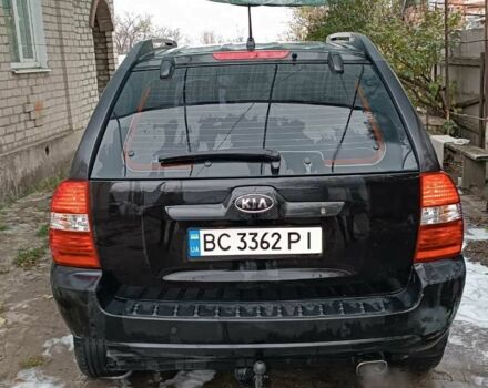 Черный Киа Sportage, объемом двигателя 2 л и пробегом 187 тыс. км за 7500 $, фото 2 на Automoto.ua