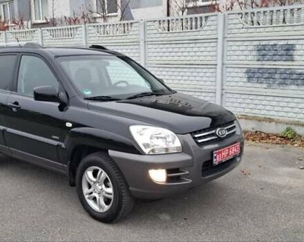 Черный Киа Sportage, объемом двигателя 2 л и пробегом 170 тыс. км за 8700 $, фото 6 на Automoto.ua