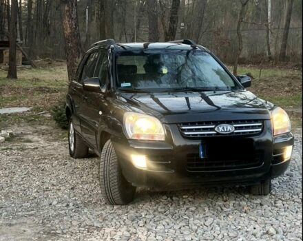Чорний Кіа Sportage, об'ємом двигуна 2 л та пробігом 200 тис. км за 3950 $, фото 1 на Automoto.ua