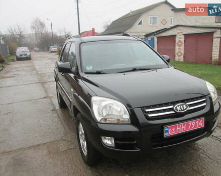 Черный Киа Sportage, объемом двигателя 2 л и пробегом 213 тыс. км за 7700 $, фото 1 на Automoto.ua