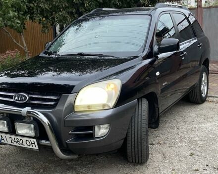 Чорний Кіа Sportage, об'ємом двигуна 2 л та пробігом 227 тис. км за 6900 $, фото 7 на Automoto.ua