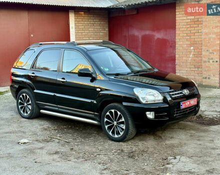 Черный Киа Sportage, объемом двигателя 2 л и пробегом 159 тыс. км за 7650 $, фото 1 на Automoto.ua