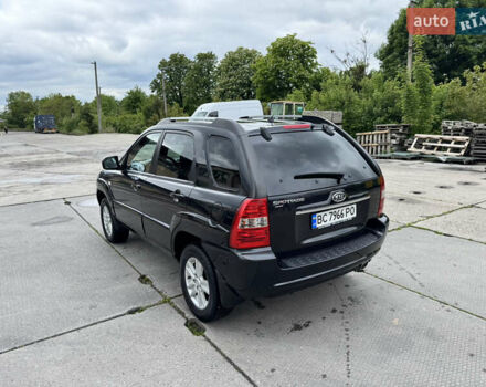 Черный Киа Sportage, объемом двигателя 2 л и пробегом 184 тыс. км за 7999 $, фото 7 на Automoto.ua