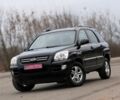 Черный Киа Sportage, объемом двигателя 2 л и пробегом 213 тыс. км за 8600 $, фото 1 на Automoto.ua