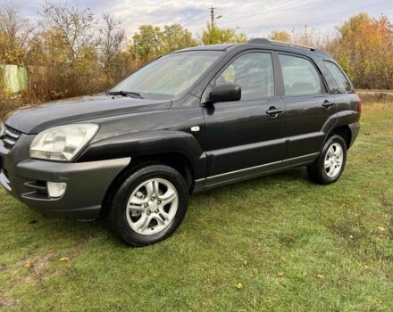 Черный Киа Sportage, объемом двигателя 2 л и пробегом 229 тыс. км за 4600 $, фото 1 на Automoto.ua