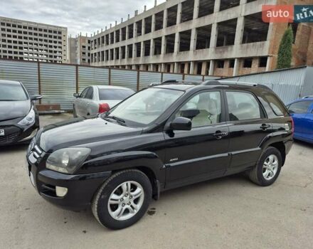 Черный Киа Sportage, объемом двигателя 2 л и пробегом 226 тыс. км за 7500 $, фото 2 на Automoto.ua