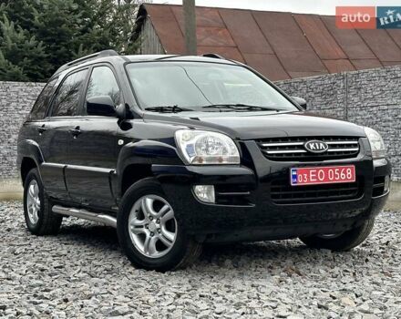 Черный Киа Sportage, объемом двигателя 2 л и пробегом 240 тыс. км за 7650 $, фото 1 на Automoto.ua