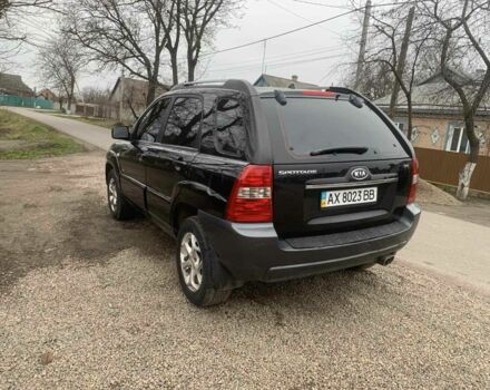Черный Киа Sportage, объемом двигателя 2 л и пробегом 315 тыс. км за 6900 $, фото 2 на Automoto.ua