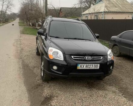 Черный Киа Sportage, объемом двигателя 2 л и пробегом 315 тыс. км за 6900 $, фото 1 на Automoto.ua