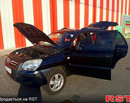 Черный Киа Sportage, объемом двигателя 2 л и пробегом 240 тыс. км за 7500 $, фото 5 на Automoto.ua