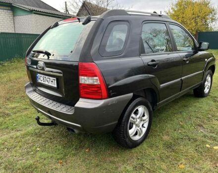Черный Киа Sportage, объемом двигателя 2 л и пробегом 229 тыс. км за 4600 $, фото 5 на Automoto.ua