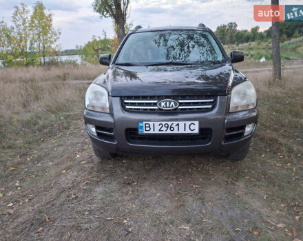 Черный Киа Sportage, объемом двигателя 2.7 л и пробегом 261 тыс. км за 8500 $, фото 1 на Automoto.ua
