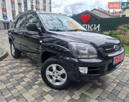 Черный Киа Sportage, объемом двигателя 2 л и пробегом 207 тыс. км за 7950 $, фото 2 на Automoto.ua