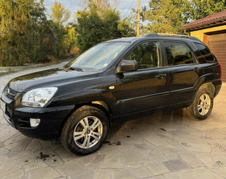 Черный Киа Sportage, объемом двигателя 2 л и пробегом 257 тыс. км за 10300 $, фото 2 на Automoto.ua