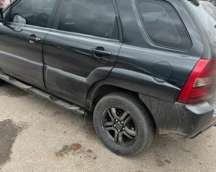 Кіа Sportage 2008 у Згуровке на Automoto.ua Чорний Кіа Sportage, об'ємом двигуна 2 л та пробігом 300 тис. км за 7500 $, фото 2 на Automoto.ua