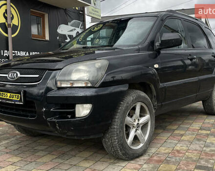 Черный Киа Sportage, объемом двигателя 1.98 л и пробегом 293 тыс. км за 6600 $, фото 2 на Automoto.ua