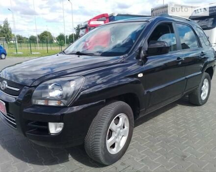 Чорний Кіа Sportage, об'ємом двигуна 2 л та пробігом 218 тис. км за 7950 $, фото 5 на Automoto.ua