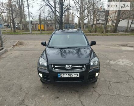 Черный Киа Sportage, объемом двигателя 2 л и пробегом 215 тыс. км за 8800 $, фото 5 на Automoto.ua