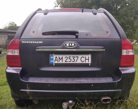 Чорний Кіа Sportage, об'ємом двигуна 2 л та пробігом 248 тис. км за 8600 $, фото 1 на Automoto.ua