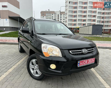 Черный Киа Sportage, объемом двигателя 2 л и пробегом 157 тыс. км за 8999 $, фото 2 на Automoto.ua