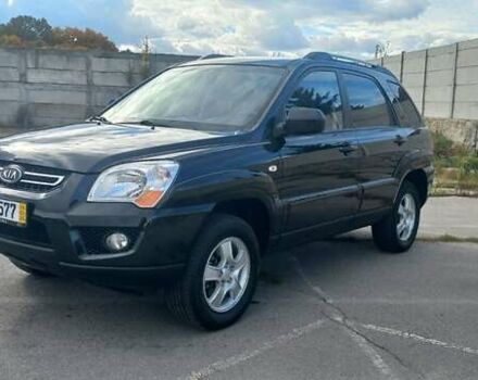 Чорний Кіа Sportage, об'ємом двигуна 2 л та пробігом 167 тис. км за 8999 $, фото 1 на Automoto.ua
