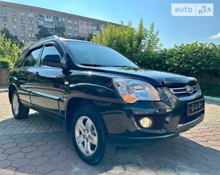 Черный Киа Sportage, объемом двигателя 2 л и пробегом 157 тыс. км за 9500 $, фото 5 на Automoto.ua