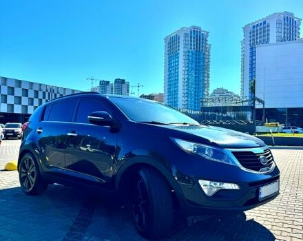 Черный Киа Sportage, объемом двигателя 2 л и пробегом 225 тыс. км за 13750 $, фото 3 на Automoto.ua