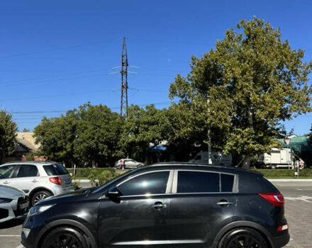 Черный Киа Sportage, объемом двигателя 2 л и пробегом 225 тыс. км за 13750 $, фото 2 на Automoto.ua