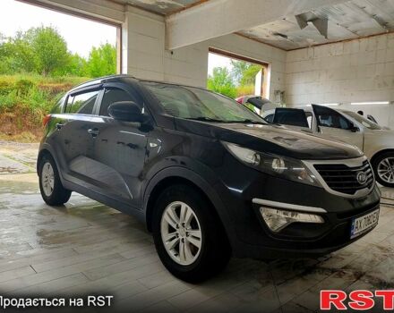 Черный Киа Sportage, объемом двигателя 2 л и пробегом 222 тыс. км за 10550 $, фото 1 на Automoto.ua