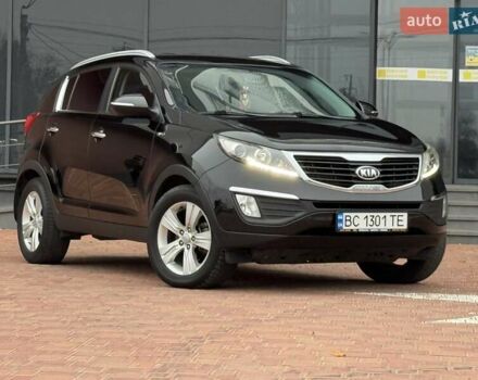 Черный Киа Sportage, объемом двигателя 2 л и пробегом 180 тыс. км за 13300 $, фото 4 на Automoto.ua