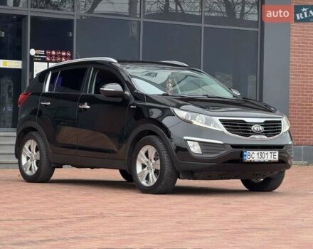 Черный Киа Sportage, объемом двигателя 2 л и пробегом 180 тыс. км за 13300 $, фото 1 на Automoto.ua