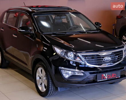 Черный Киа Sportage, объемом двигателя 2 л и пробегом 185 тыс. км за 12900 $, фото 3 на Automoto.ua