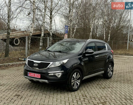 Чорний Кіа Sportage, об'ємом двигуна 2 л та пробігом 225 тис. км за 14500 $, фото 1 на Automoto.ua