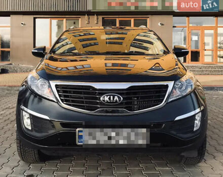 Черный Киа Sportage, объемом двигателя 2 л и пробегом 161 тыс. км за 12700 $, фото 2 на Automoto.ua