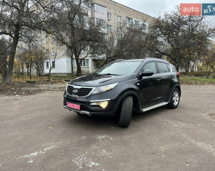 Черный Киа Sportage, объемом двигателя 1.6 л и пробегом 185 тыс. км за 11900 $, фото 3 на Automoto.ua