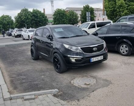 Черный Киа Sportage, объемом двигателя 2 л и пробегом 188 тыс. км за 14000 $, фото 2 на Automoto.ua