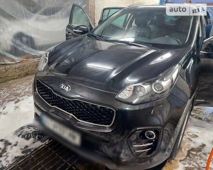 Черный Киа Sportage, объемом двигателя 2 л и пробегом 83 тыс. км за 22000 $, фото 2 на Automoto.ua