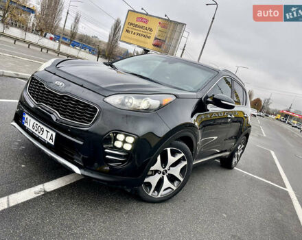 Черный Киа Sportage, объемом двигателя 2 л и пробегом 165 тыс. км за 15500 $, фото 4 на Automoto.ua