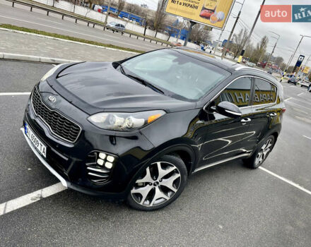 Черный Киа Sportage, объемом двигателя 2 л и пробегом 165 тыс. км за 15500 $, фото 3 на Automoto.ua