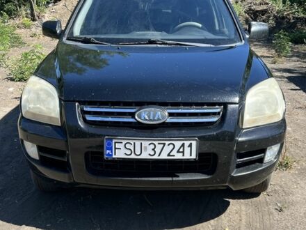 Черный Киа Sportage, объемом двигателя 2 л и пробегом 283 тыс. км за 4100 $, фото 1 на Automoto.ua
