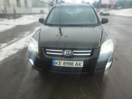 Чорний Кіа Sportage, об'ємом двигуна 2 л та пробігом 212 тис. км за 8000 $, фото 1 на Automoto.ua