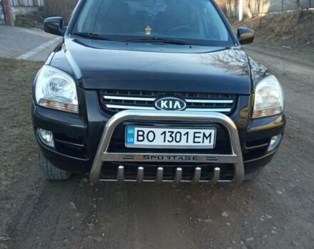 Черный Киа Sportage, объемом двигателя 2 л и пробегом 250 тыс. км за 7150 $, фото 1 на Automoto.ua