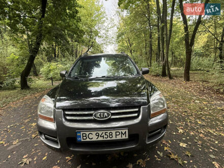 Черный Киа Sportage, объемом двигателя 2 л и пробегом 182 тыс. км за 6250 $, фото 1 на Automoto.ua