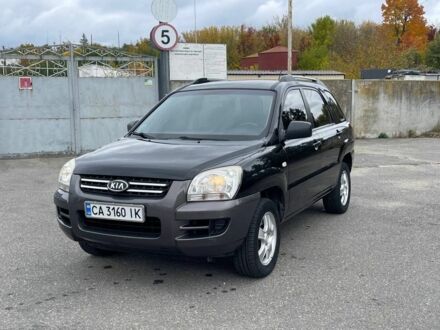 Черный Киа Sportage, объемом двигателя 2 л и пробегом 202 тыс. км за 6500 $, фото 1 на Automoto.ua