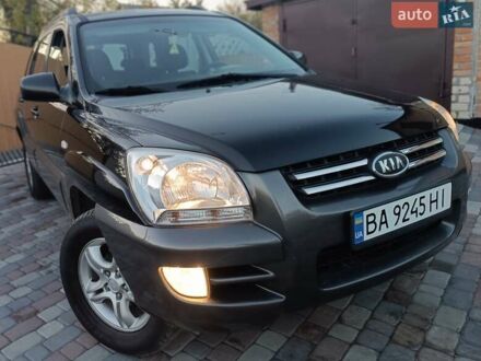 Черный Киа Sportage, объемом двигателя 2 л и пробегом 186 тыс. км за 8150 $, фото 1 на Automoto.ua